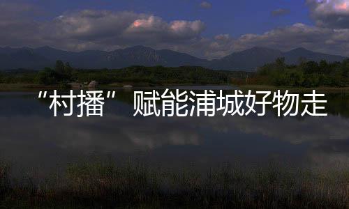 一村一品&rdquo;为载体